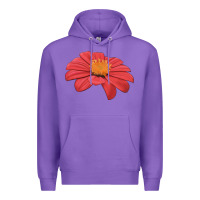 Purple del sol sunflower Premium Hoodie - LillyAllenDesigns