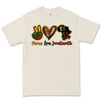Bone Peace love Juneteenth Premium Tee - HowdyJamesFarm