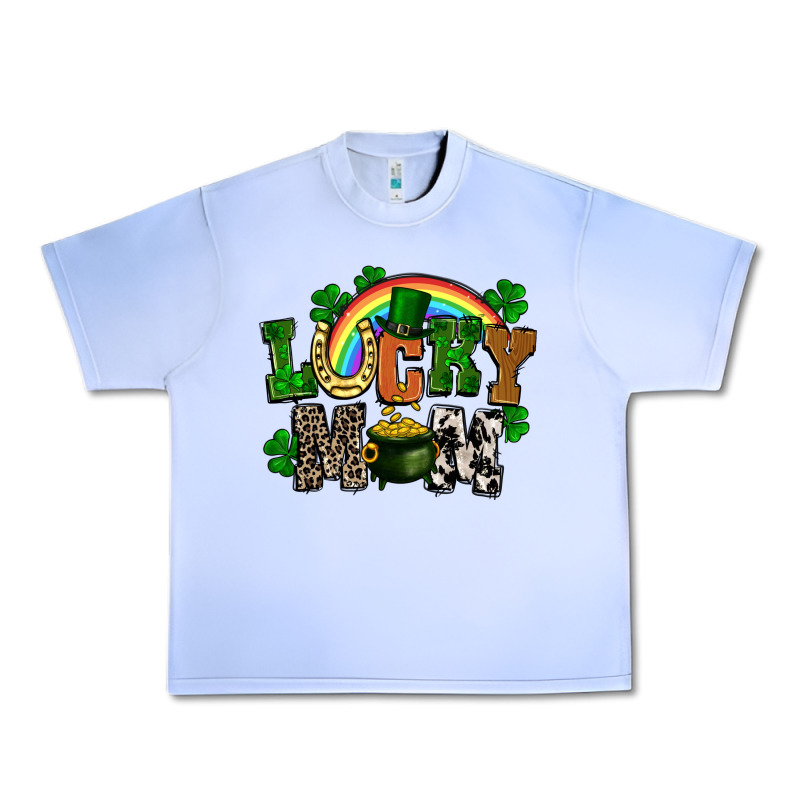 Lucky Mom St. Patricks Day Urban Heavy Tee by FaDigitalArtStudio | Teevron