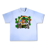 Grape Ice lucky mom St. Patricks Day Urban Heavy Tee - FaDigitalArtStudio