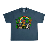 Midnight Navy lucky mom St. Patricks Day Urban Heavy Tee - FaDigitalArtStudio