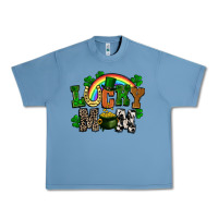 Pebble Blue lucky mom St. Patricks Day Urban Heavy Tee - FaDigitalArtStudio