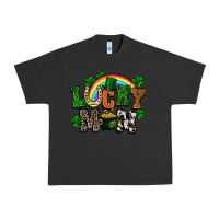 Pigment Black lucky mom St. Patricks Day Urban Heavy Tee - FaDigitalArtStudio