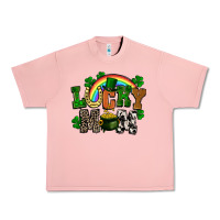 Salmon lucky mom St. Patricks Day Urban Heavy Tee - FaDigitalArtStudio