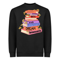 Black booktroverts Heavyweight Sweatshirt - JahusDesignShop