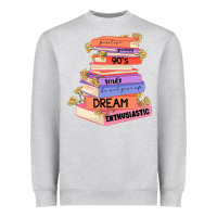 Heather Grey booktroverts Heavyweight Sweatshirt - JahusDesignShop