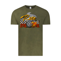 Vintage Olive Race mom Mother's Day Vintage Tee - FaDigitalArtStudio