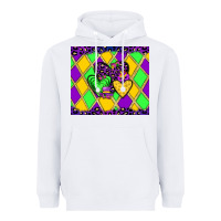 White mardi gras hearts Heavyweight Hoodie - JahusDesignShop