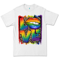 White Love pride Premium Tee - CowGirlArtShop