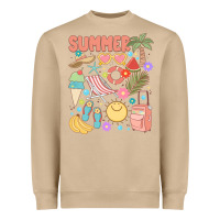 Mushroom retro summer Heavyweight Sweatshirt - JahusDesignShop