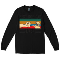 Black Best Dog Dad Ever Long Sleeve Tee - Bettercallsaul
