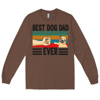Chestnut Best Dog Dad Ever Long Sleeve Tee - Bettercallsaul