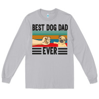 Moon Dust Best Dog Dad Ever Long Sleeve Tee - Bettercallsaul