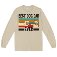 Mushroom Best Dog Dad Ever Long Sleeve Tee - Bettercallsaul