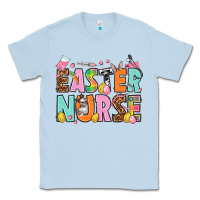 Dusty Blue Easter nurse Easter Day Classic Tee - HowdyJamesFarm