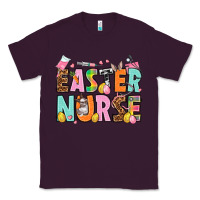 Plum Easter nurse Easter Day Classic Tee - HowdyJamesFarm