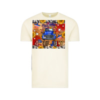 Vintage Arctic Fourth Of July Truck Vintage Tee - FaDigitalArtStudio
