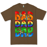 Cacao Dad dad dad pride Premium Tee - CowGirlArtShop