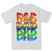 Dove Grey Dad dad dad pride Premium Tee - CowGirlArtShop