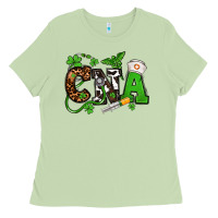 Matcha St. Patrick's Day CNA Ladies Tee - OliviaCreatesArt