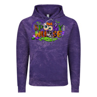 Cloud Purple one spooky nurse Vintage Hoodie - BundleAndBundleShop