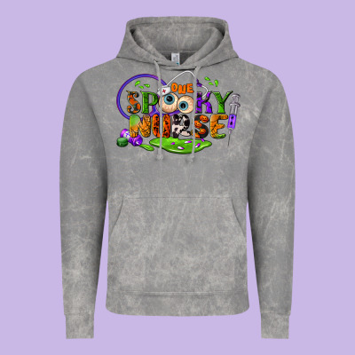 One Spooky Nurse Vintage Hoodie Designed By Bundleandbundleshop