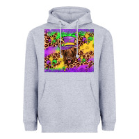 Heather Grey highland cow mardi gras tumbler Heavyweight Hoodie - JahusDesignShop