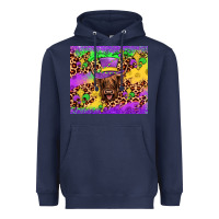 Navy highland cow mardi gras tumbler Heavyweight Hoodie - JahusDesignShop