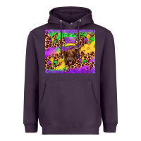 Plum highland cow mardi gras tumbler Heavyweight Hoodie - JahusDesignShop