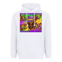 White highland cow mardi gras tumbler Heavyweight Hoodie - JahusDesignShop