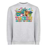 Heather Grey custom teacher Heavyweight Sweatshirt - JahusDesignShop