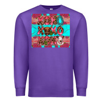 Purple xoxo calf heifer Premium Sweatshirt - JahusDesignShop