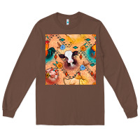Chestnut western farm animals seamless pattern Long Sleeve Tee - BundleAndBundleShop