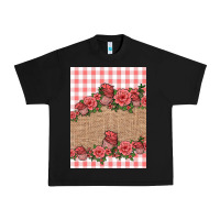 Black valentines day burlap background Urban Heavy Tee - Jasminsmagicworld