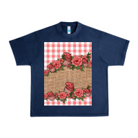 Navy valentines day burlap background Urban Heavy Tee - Jasminsmagicworld
