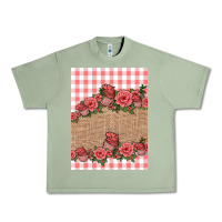 Oil Green valentines day burlap background Urban Heavy Tee - Jasminsmagicworld