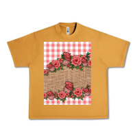 Peanut Butter valentines day burlap background Urban Heavy Tee - Jasminsmagicworld