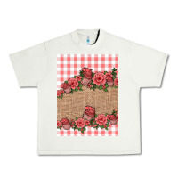 Pistachio valentines day burlap background Urban Heavy Tee - Jasminsmagicworld