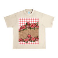 Sandshell valentines day burlap background Urban Heavy Tee - Jasminsmagicworld