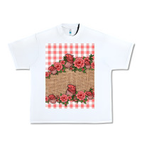 White valentines day burlap background Urban Heavy Tee - Jasminsmagicworld