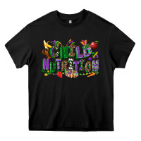 Black child nutrition mardi gras cowgirl Heavy Core Tee - CowGirlArtShop