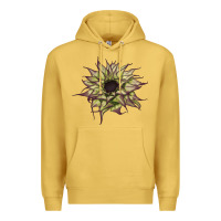 Antique Gold sun   fill purple sunflower Premium Hoodie - LillyAllenDesigns