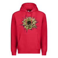 Cardinal sun   fill purple sunflower Premium Hoodie - LillyAllenDesigns
