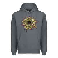 Rock sun   fill purple sunflower Premium Hoodie - LillyAllenDesigns