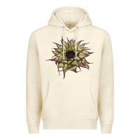 Sandshell sun   fill purple sunflower Premium Hoodie - LillyAllenDesigns