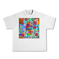 Lunar Rock hippie coffee cups and flowers and peace seamless pattern bbs Urban Heavy Tee - BundleAndBundleShop