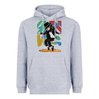 Heather Grey michael jackson Heavyweight Hoodie - artisFamous