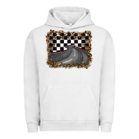 Pigment Lunar Rock leopard racing  background Urban Hoodie - RanaPortraitStore