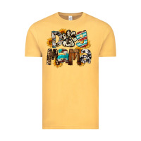 Vintage Mustard Dog Mama Mother's Day Vintage Tee - FaDigitalArtStudio