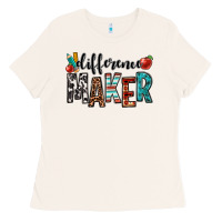 Bone difference maker teacher Ladies Tee - OliviaCreatesArt